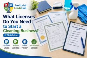 Business licenses, permits, and compliance checklist for starting a cleaning business in 2026